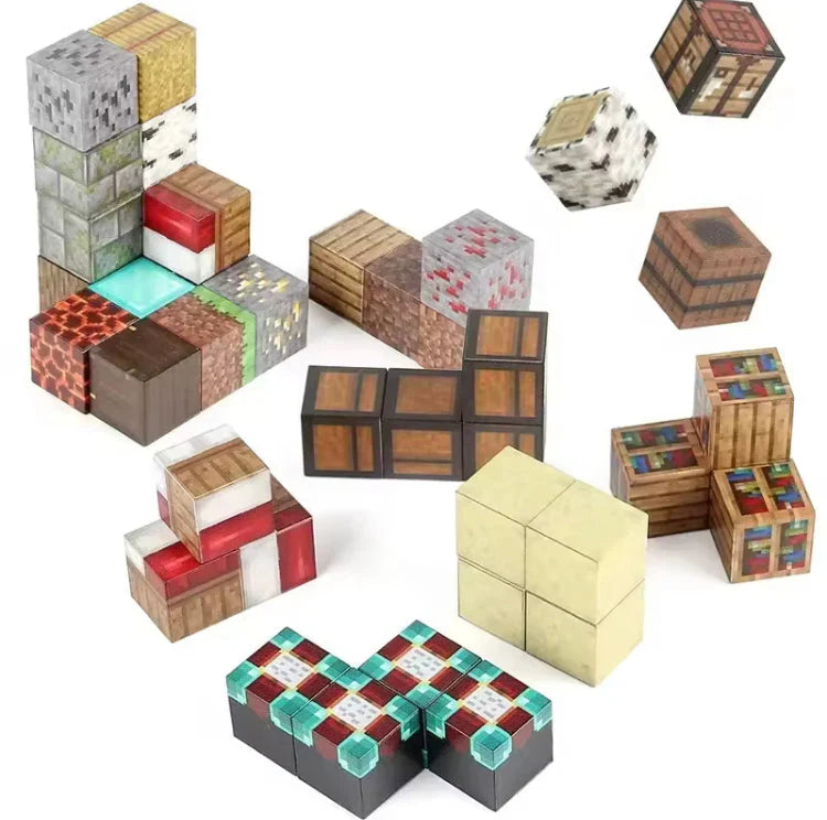 Magnetic Minecraft Blocks (300pcs)