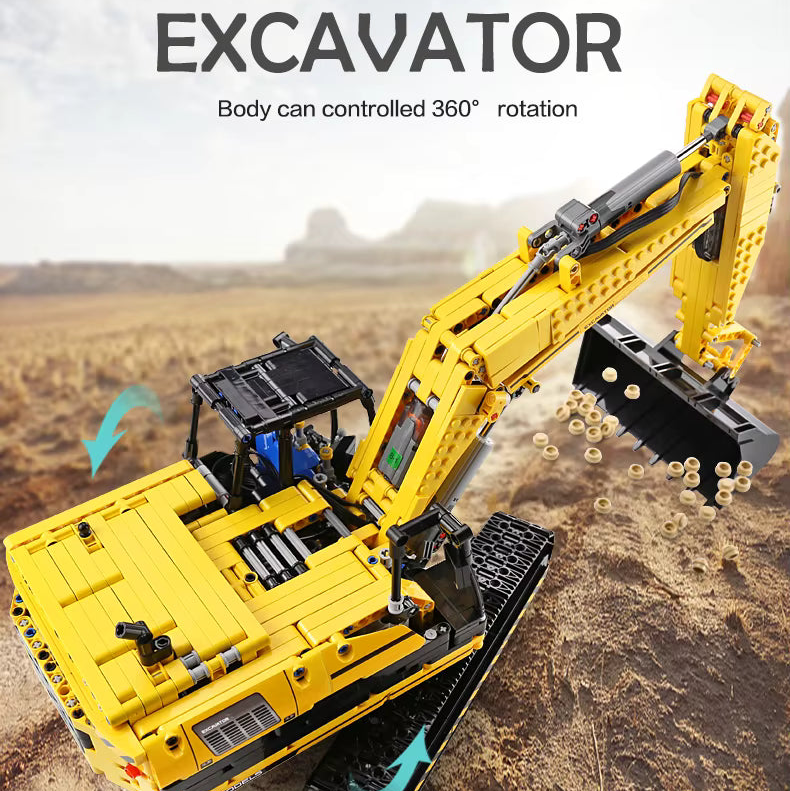 Motorized Excavator Model