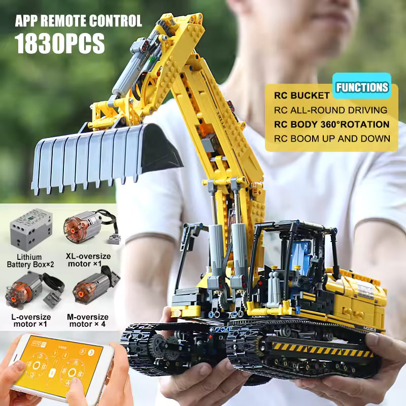 Motorized Excavator Model