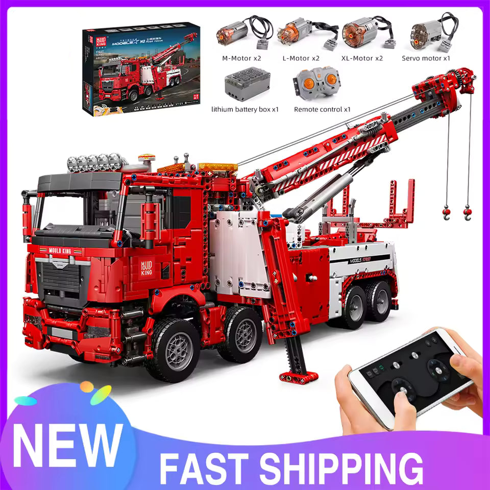 Motorized Fire Rescue Truck Model