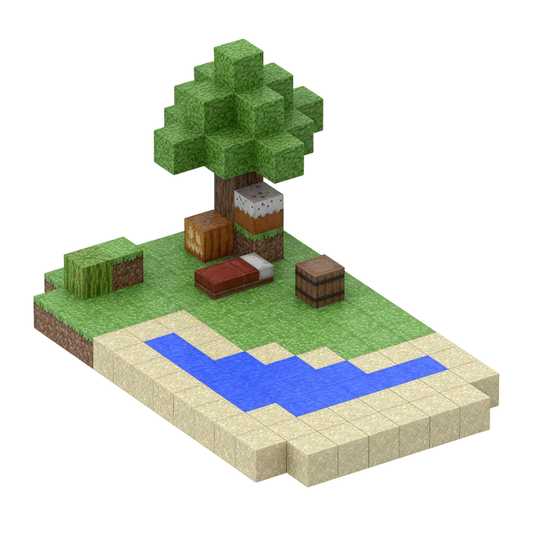 Magnetic Minecraft Blocks (100pcs)