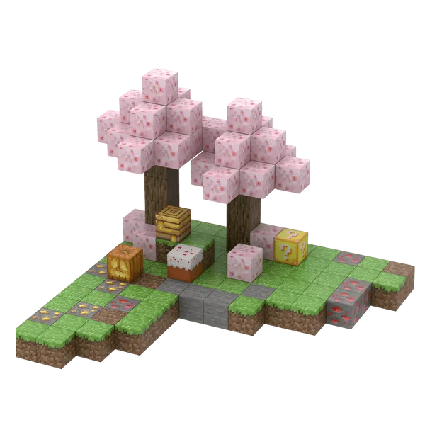 Magnetic Minecraft Blocks (100pcs)