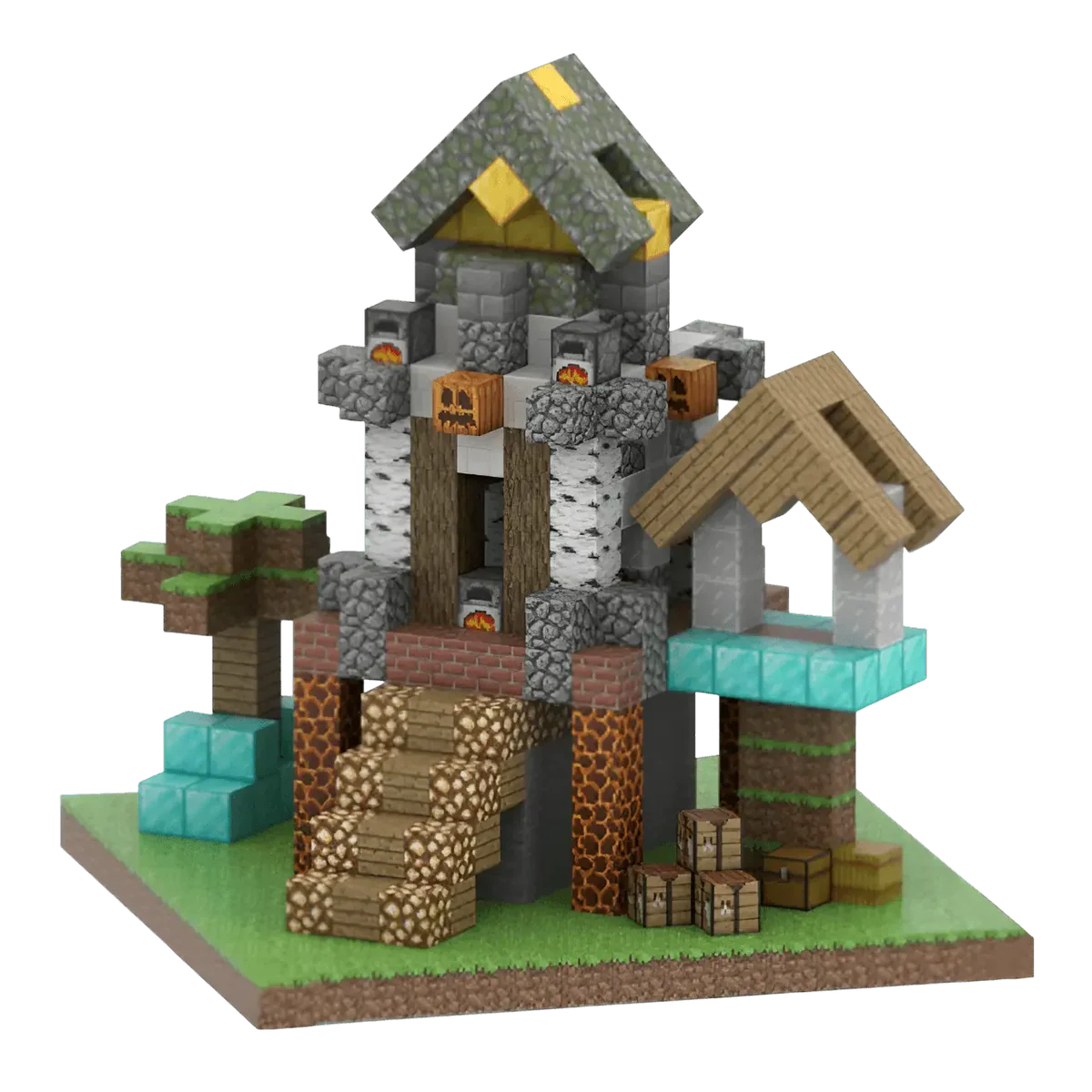 Magnetic Minecraft Blocks (600pcs)